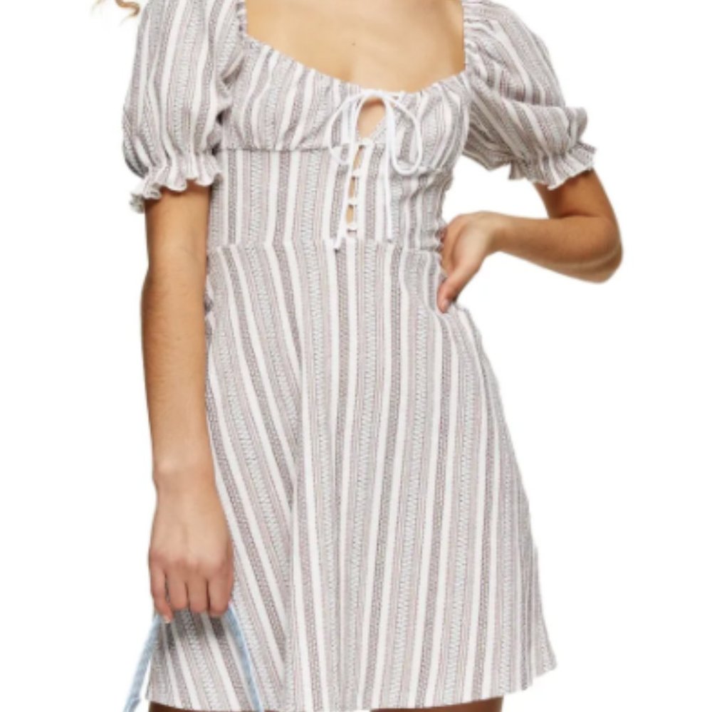 TopShop Striped Mini Dress